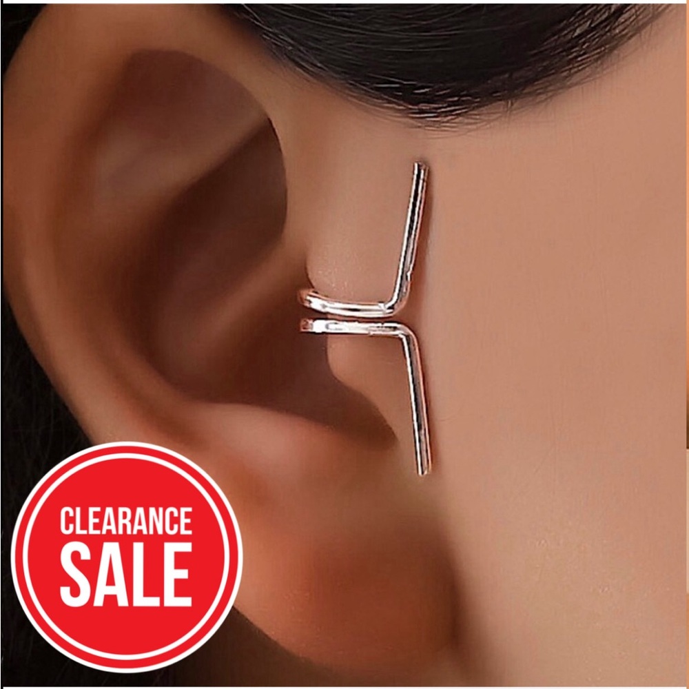 🔴𝟭𝟬/$𝟮𝟱🔴NEW Ear Cuff Simple Tragus Wrap Earring - Picture 1 of 9
